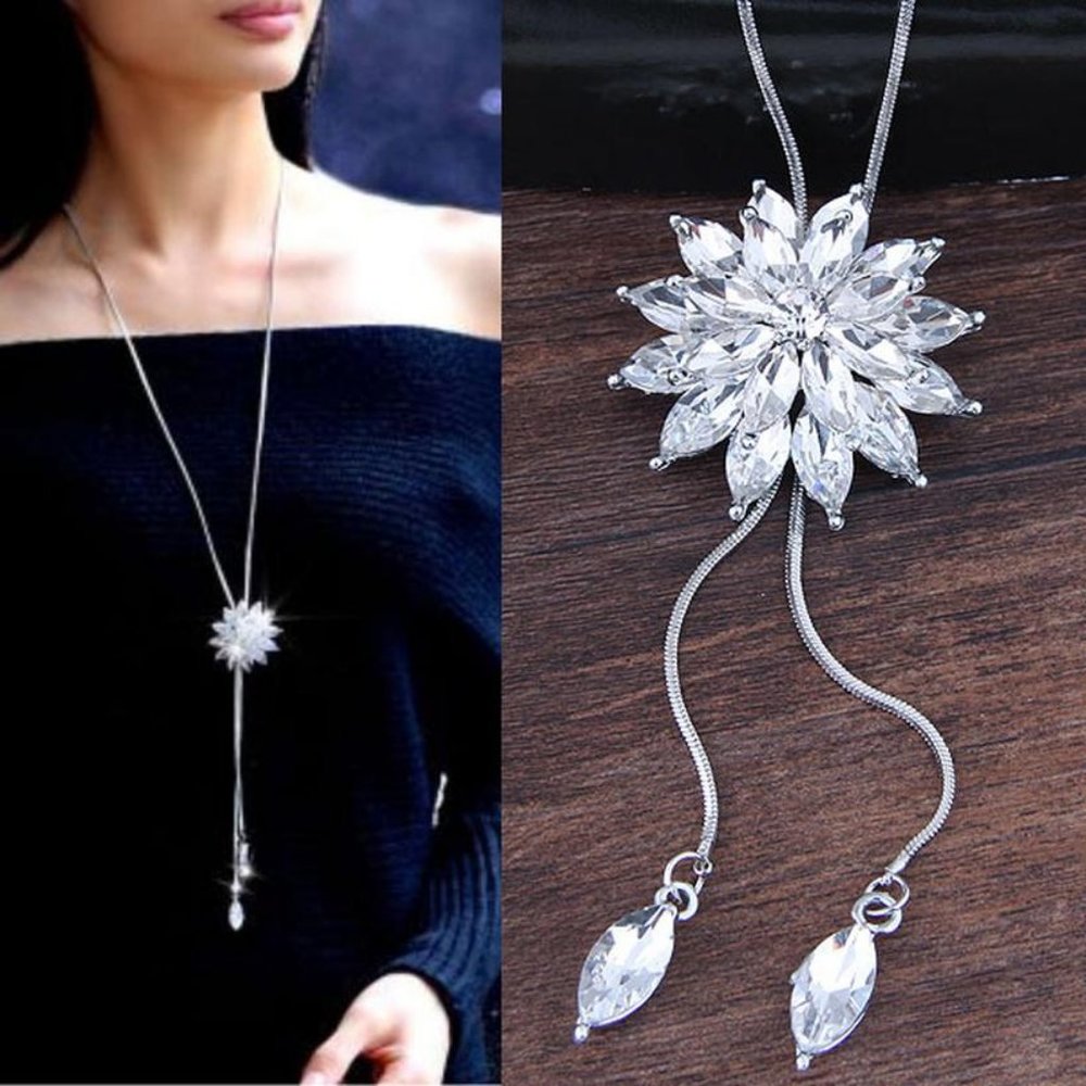 Stunning NEW Celestial Star "Crystal" Y-Drop Necklace